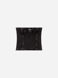 Denim Top Zwart