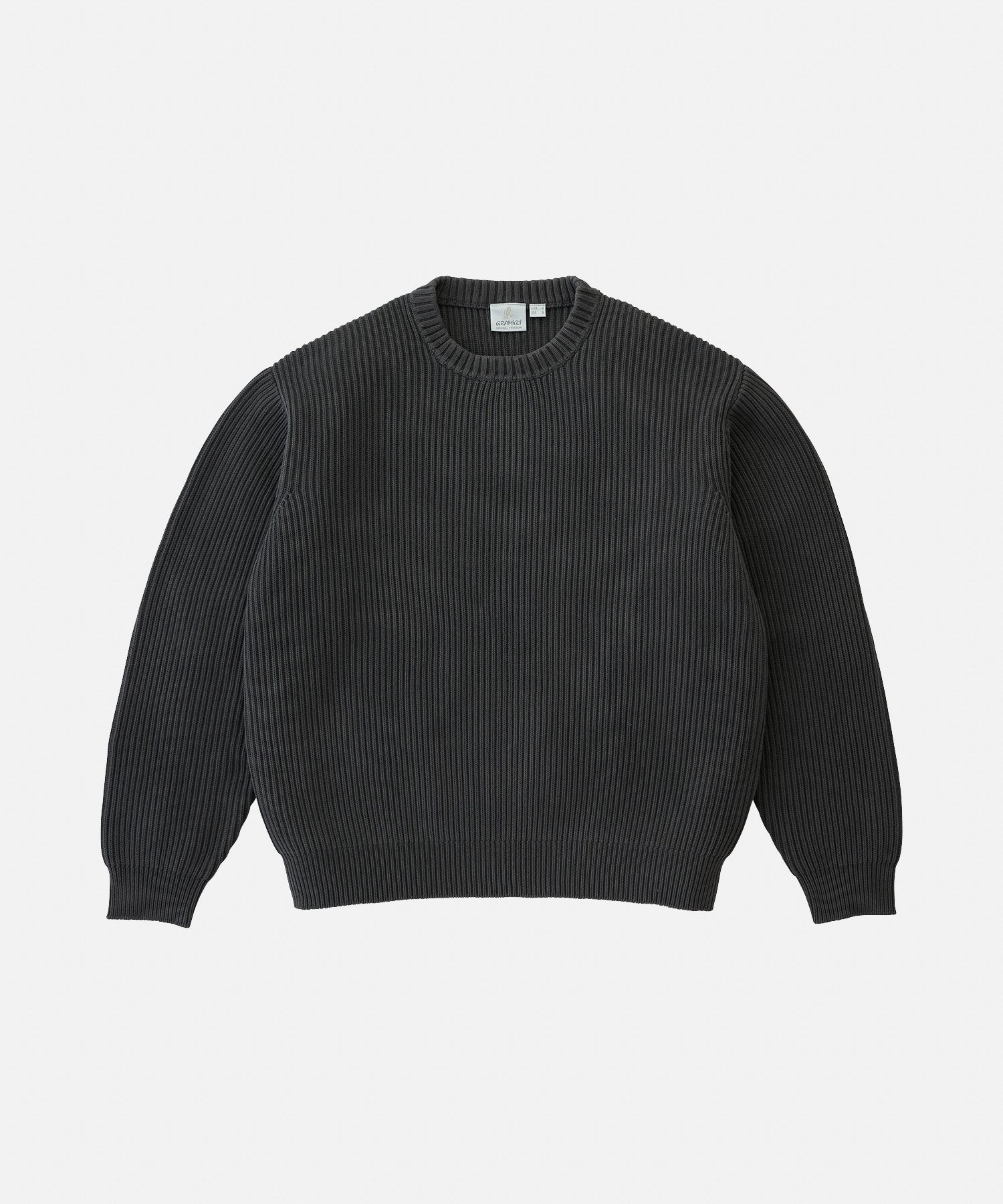 Cotton Knit Sweater Grey