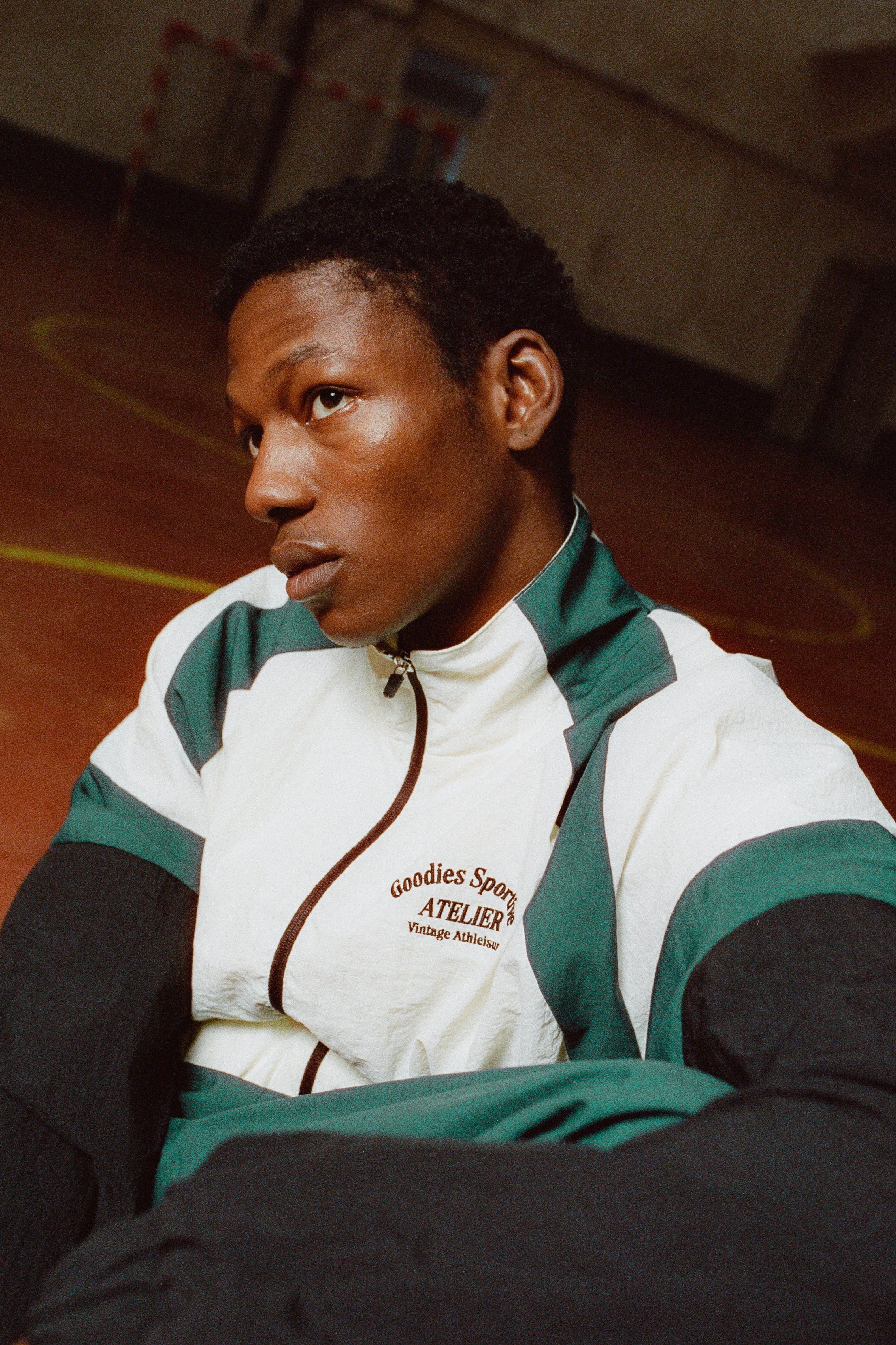 Pre-Internet Tracksuit Jacket White/Green