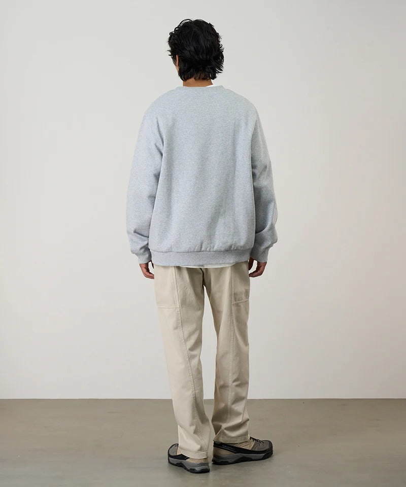 One Point Crew Sweatshirt Grey
