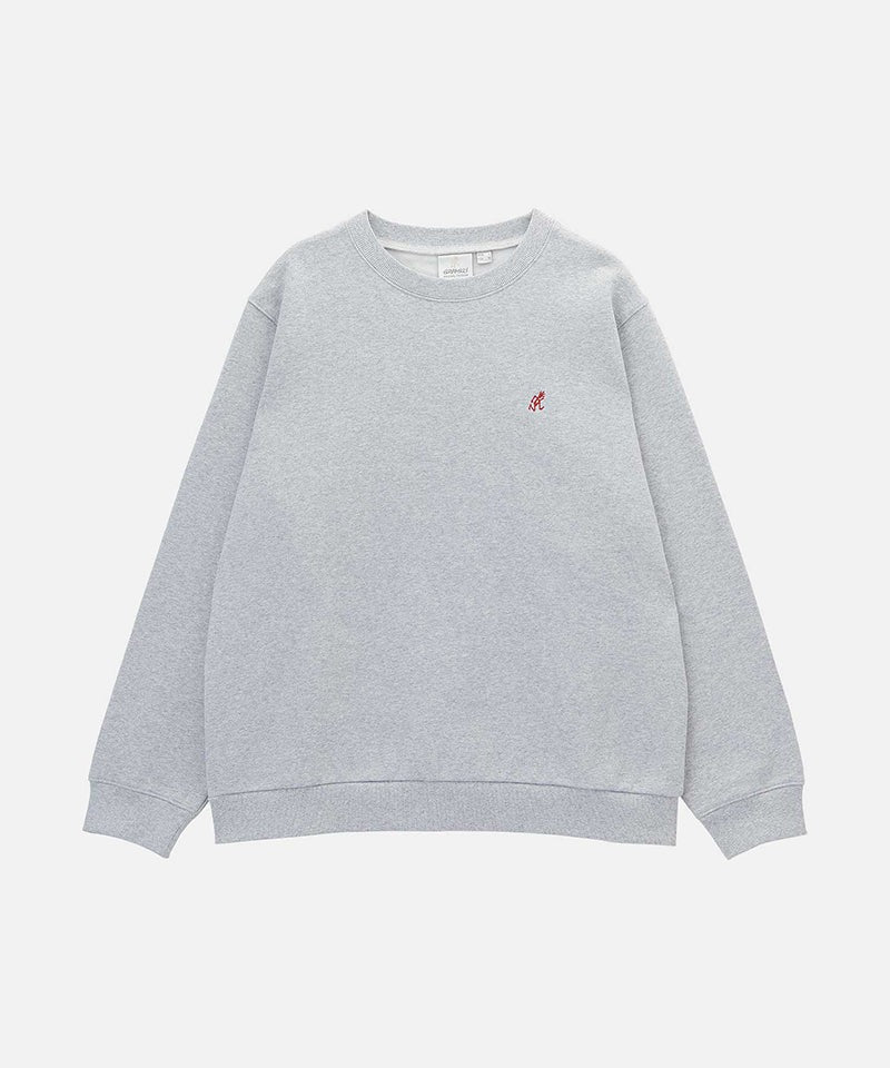 One Point Crew Sweatshirt Grey