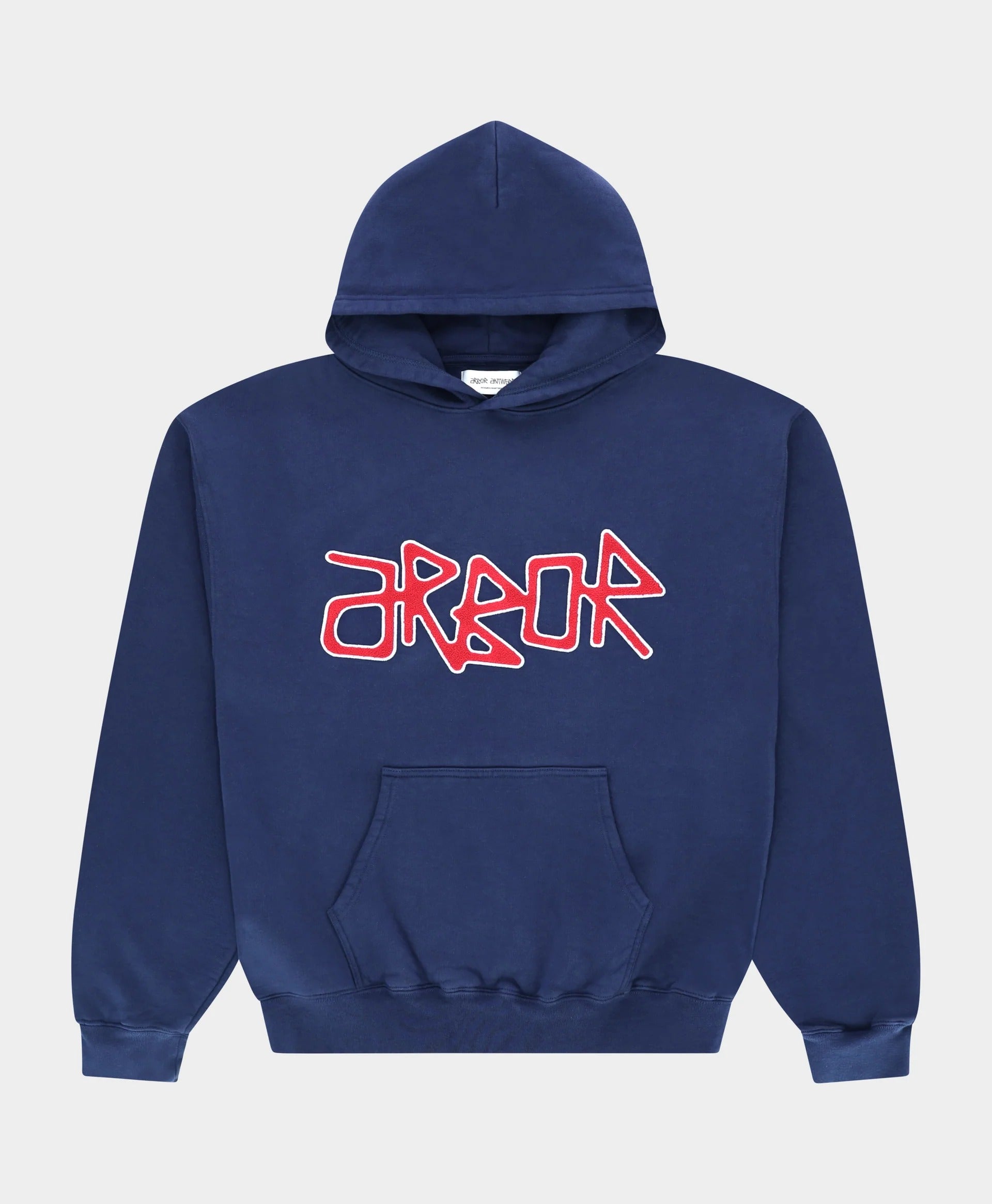 Chenille Arbor Hoodie Blue