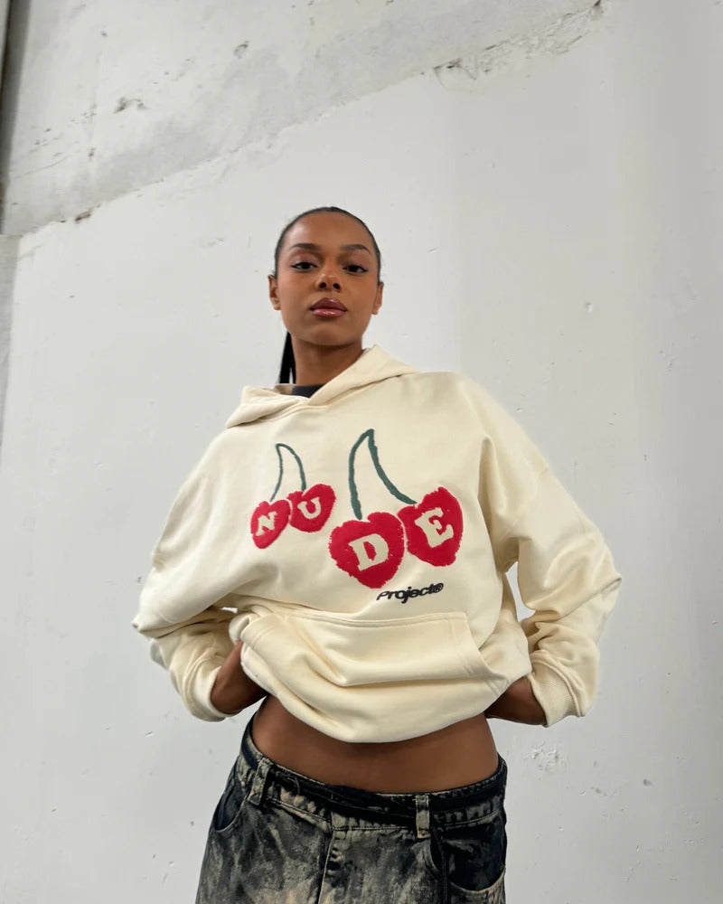 Cerise Hoodie Off-White