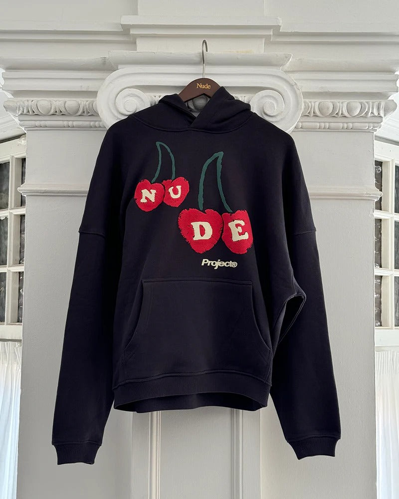 Cerise Hoodie Black