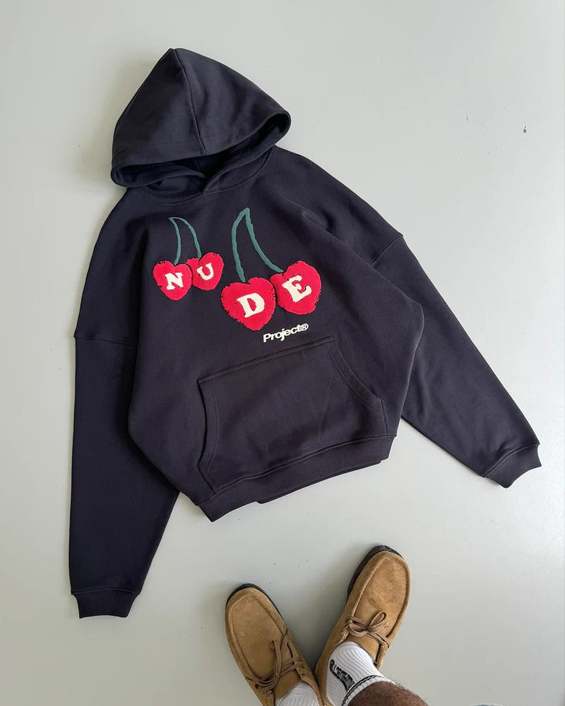 Cerise Hoodie Black