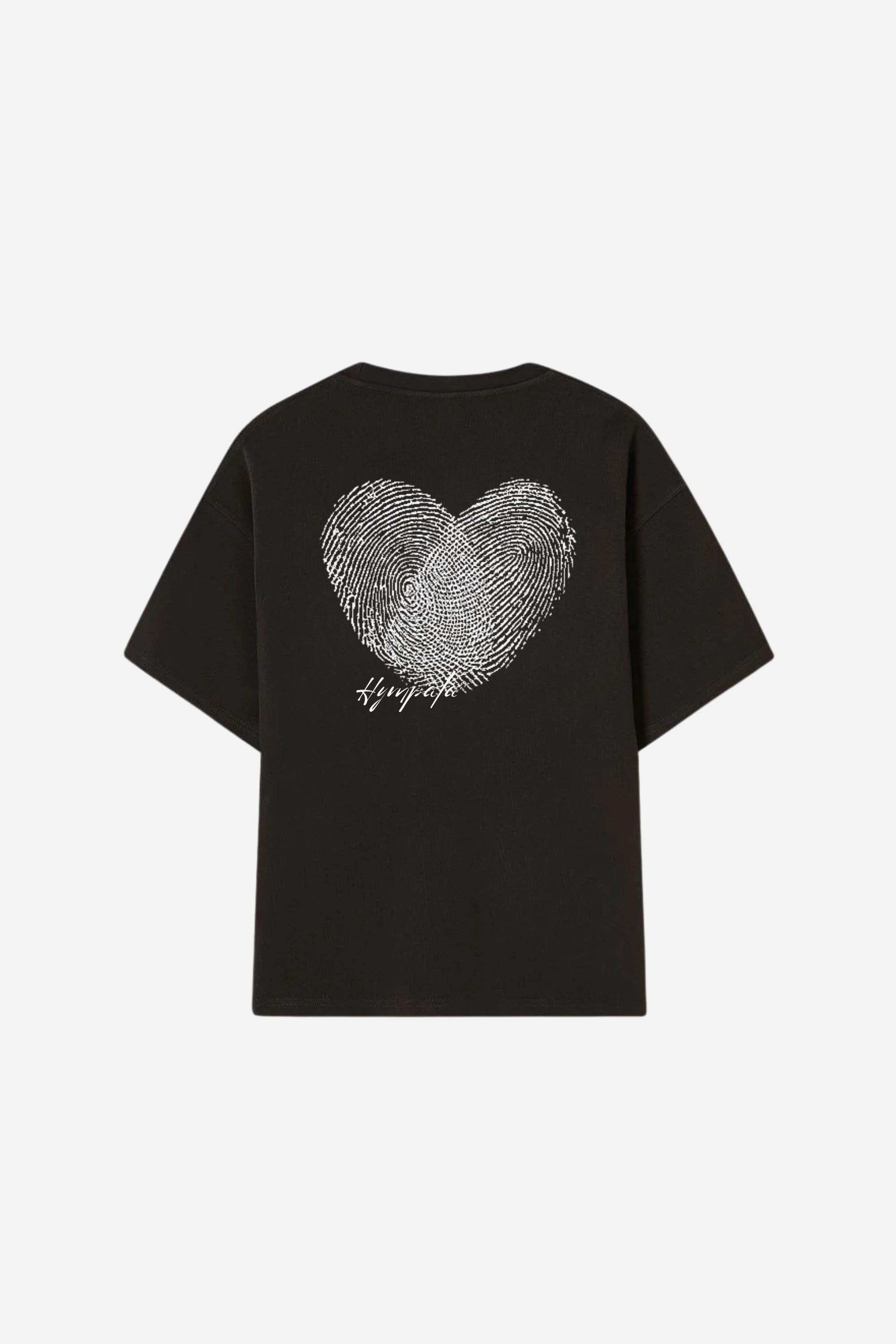 Heartprint Tee Black