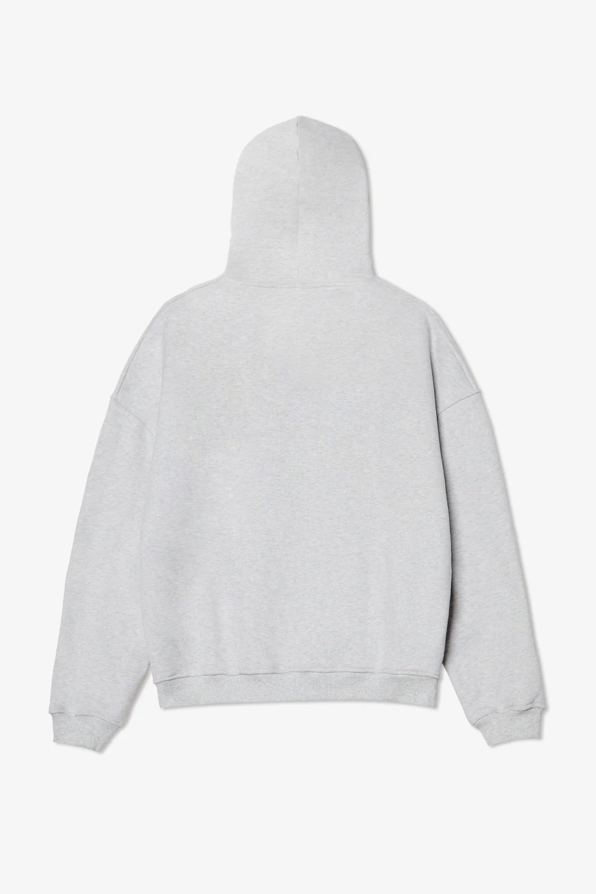 Light Grey Mélange Zipped Hoodie