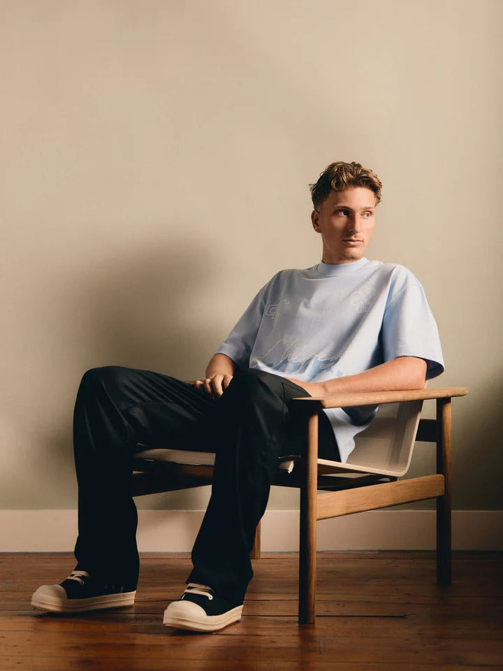 Eleven Jersey Tee Light Blue