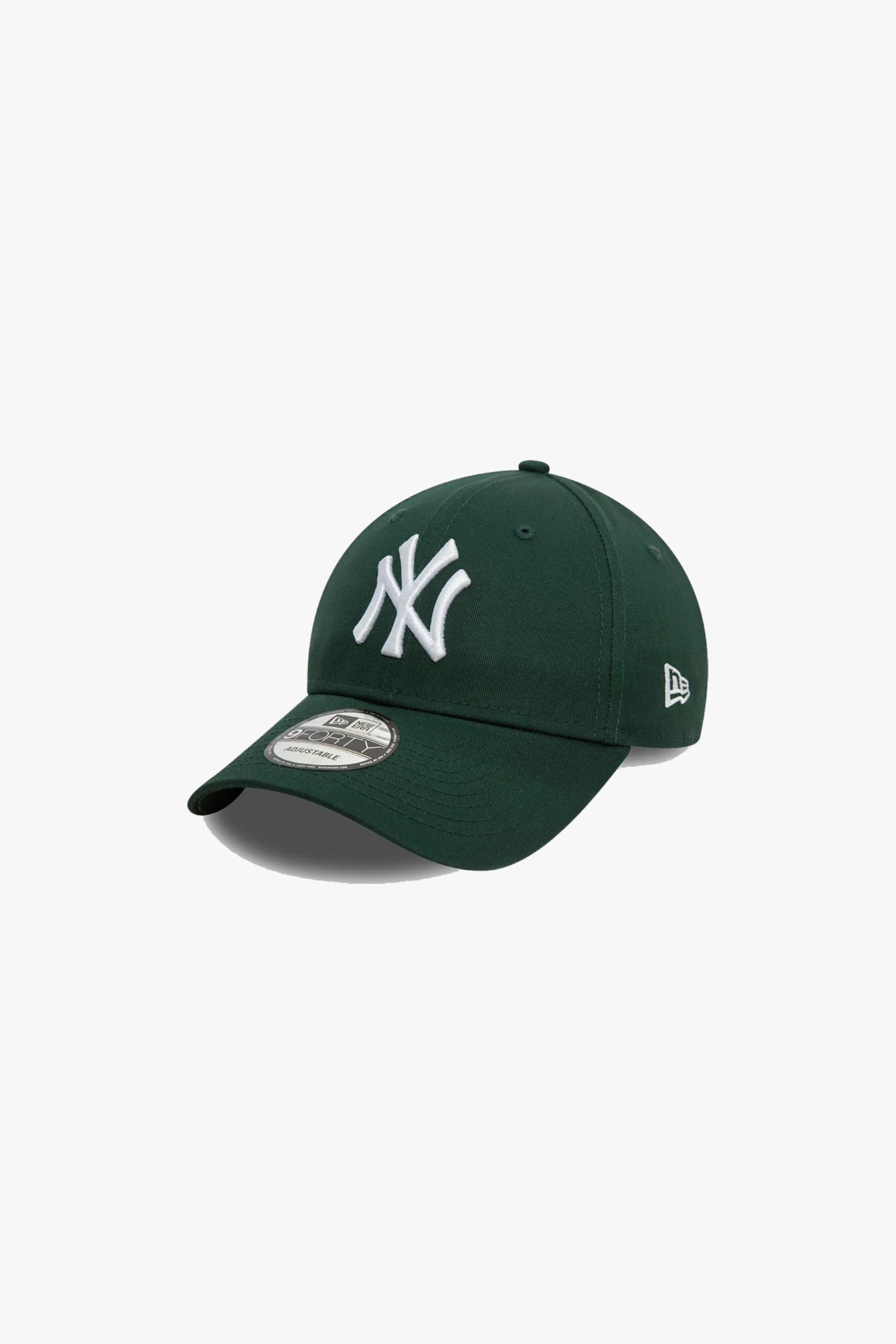 New Era League Essential 9FORTY Forest cap, front view
