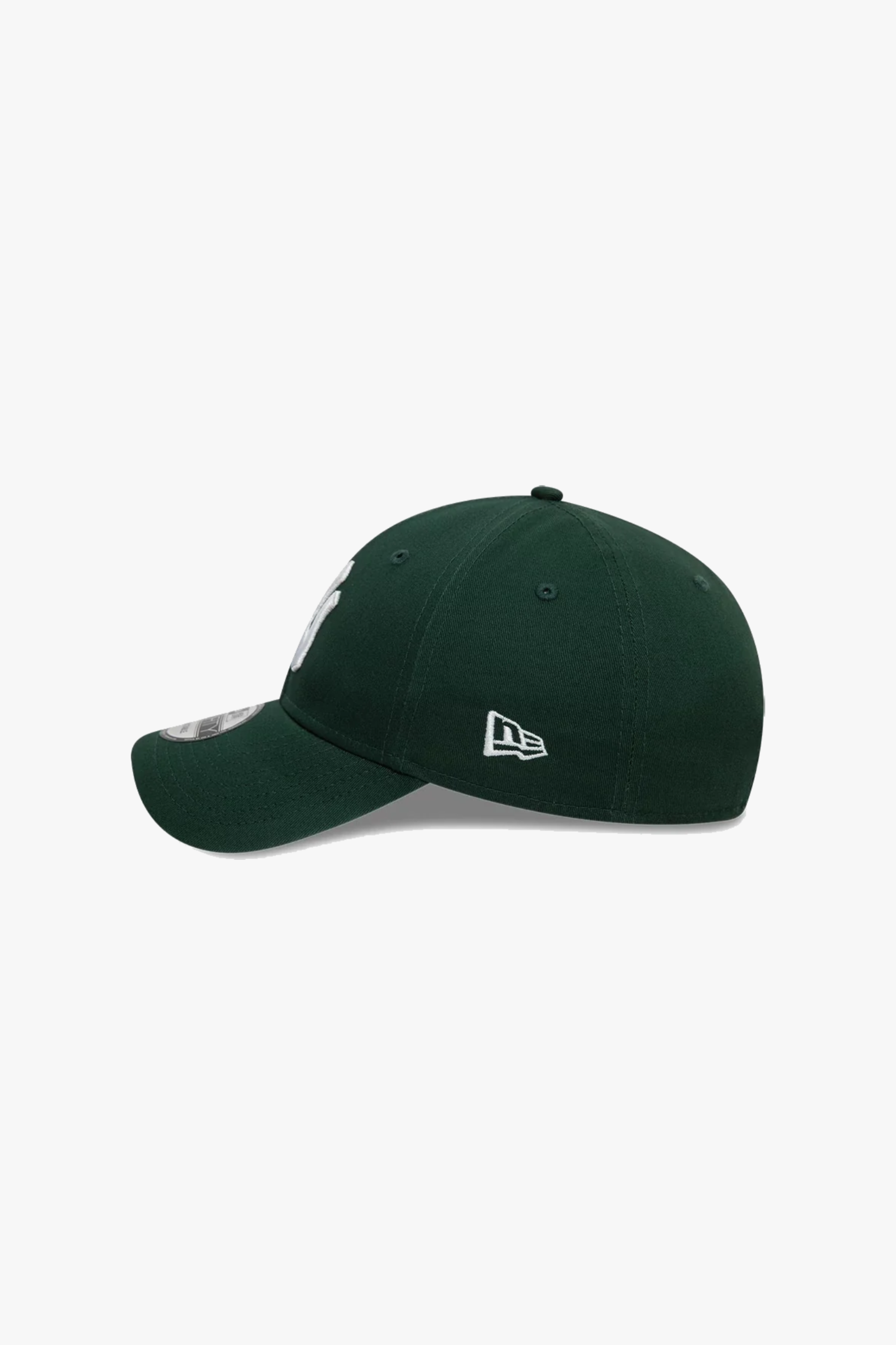 New Era League Essential 9FORTY Forest cap, side view