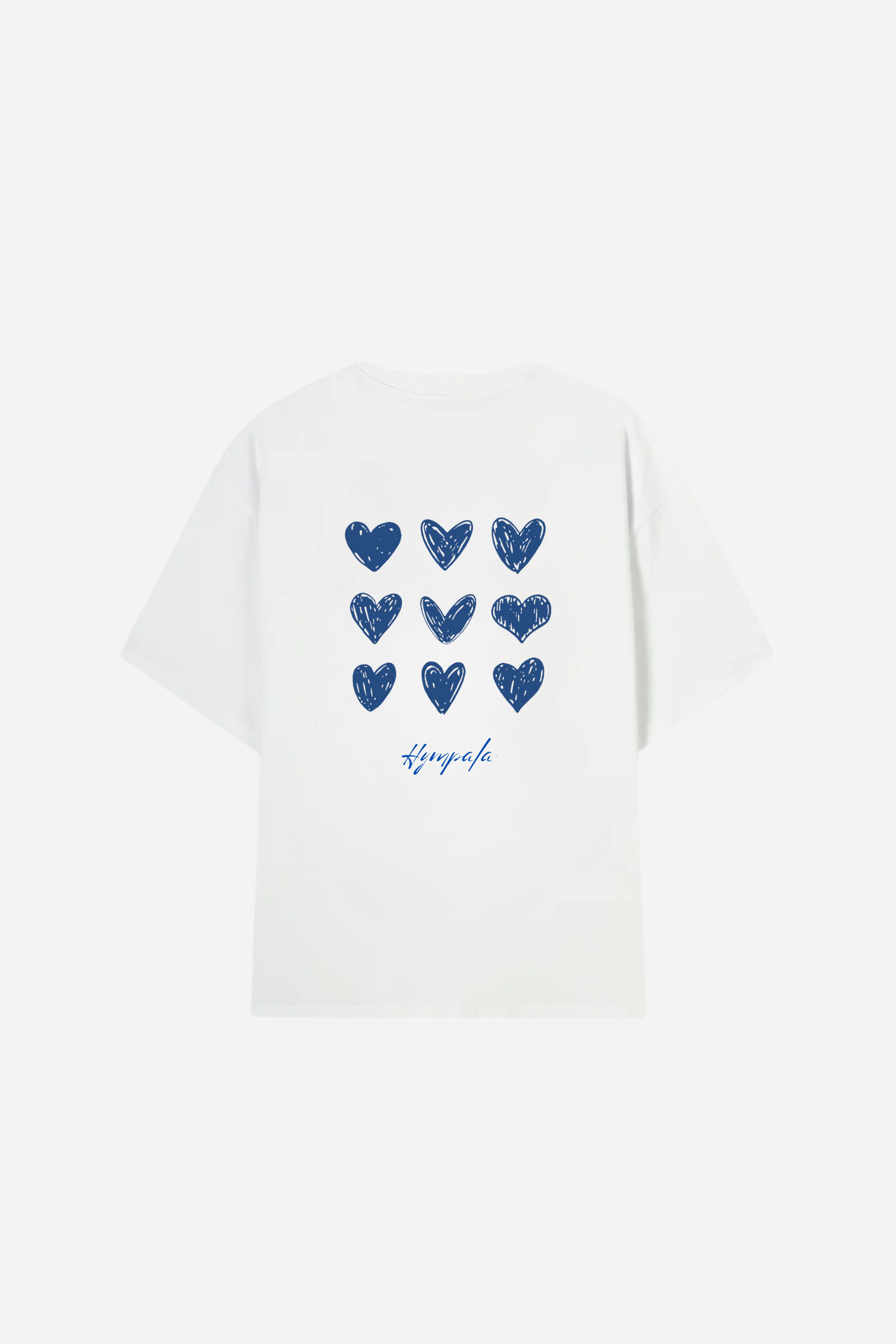 Love Grid Tee White