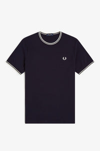 Fred Perry Twin Tipped T-shirt Navy
