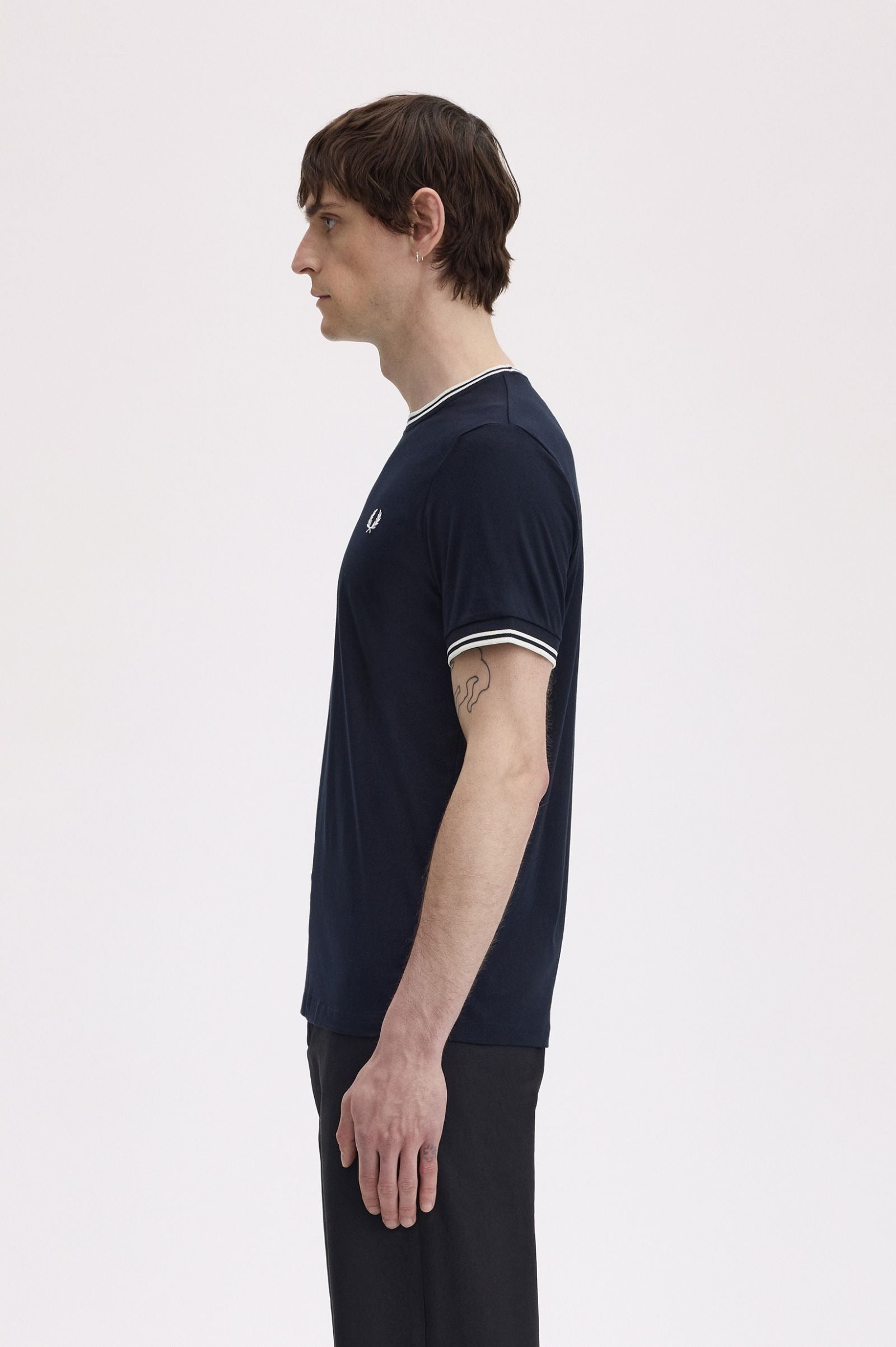 Fred Perry Twin Tipped T-shirt Navy