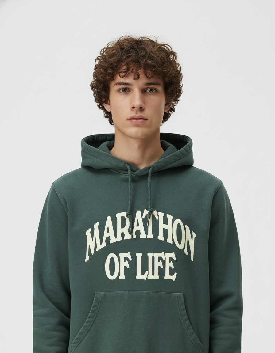 Marathon Hoodie Emerald