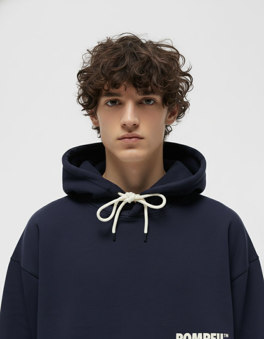 Pompeii Navy Regular Hoodie