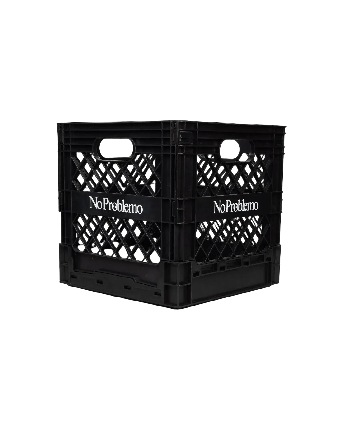 No Problemo Vinyl Crate Black