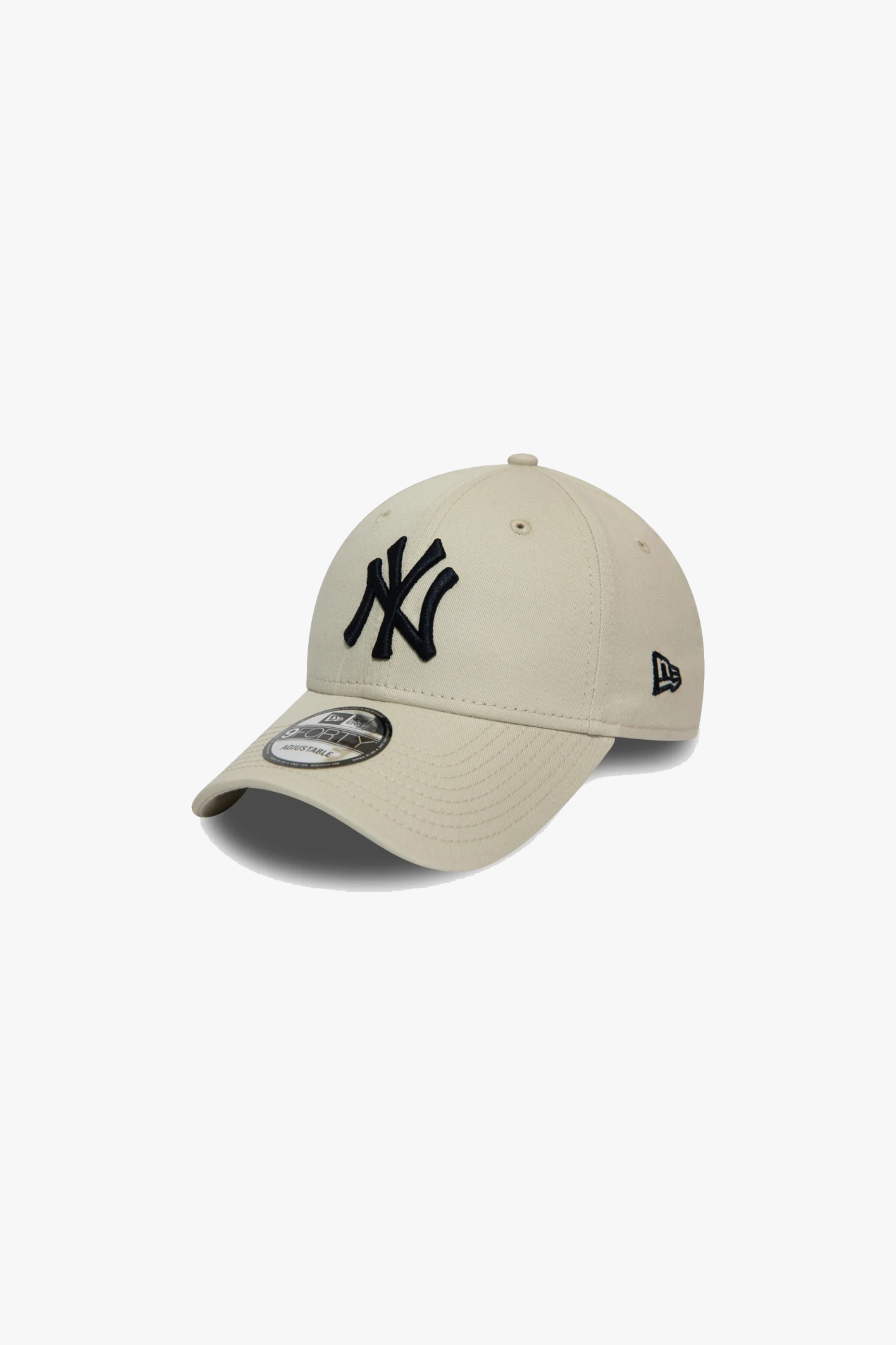 New Era League Essential 9FORTY Cream cap, front view