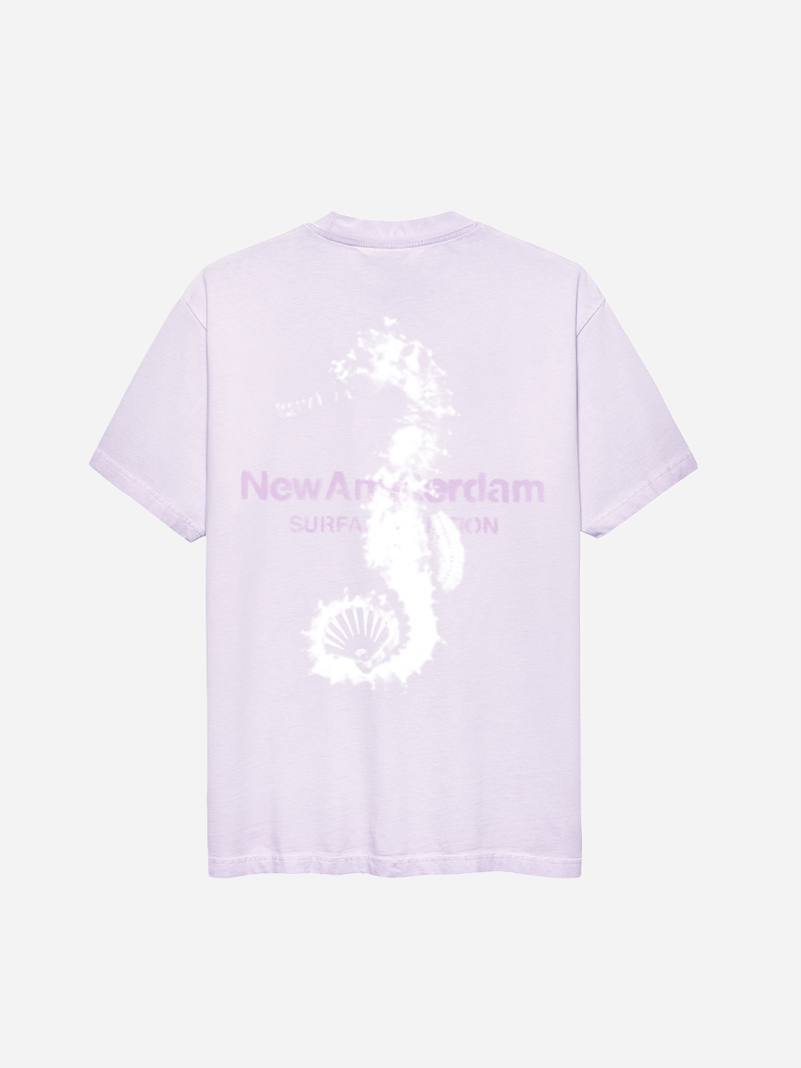 New Amsterdam Surf Association Seahorse Tee Pink