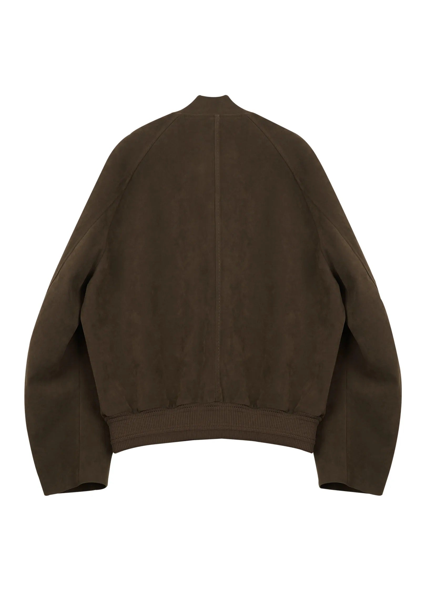 Suede Harrington Jacket Chocolate