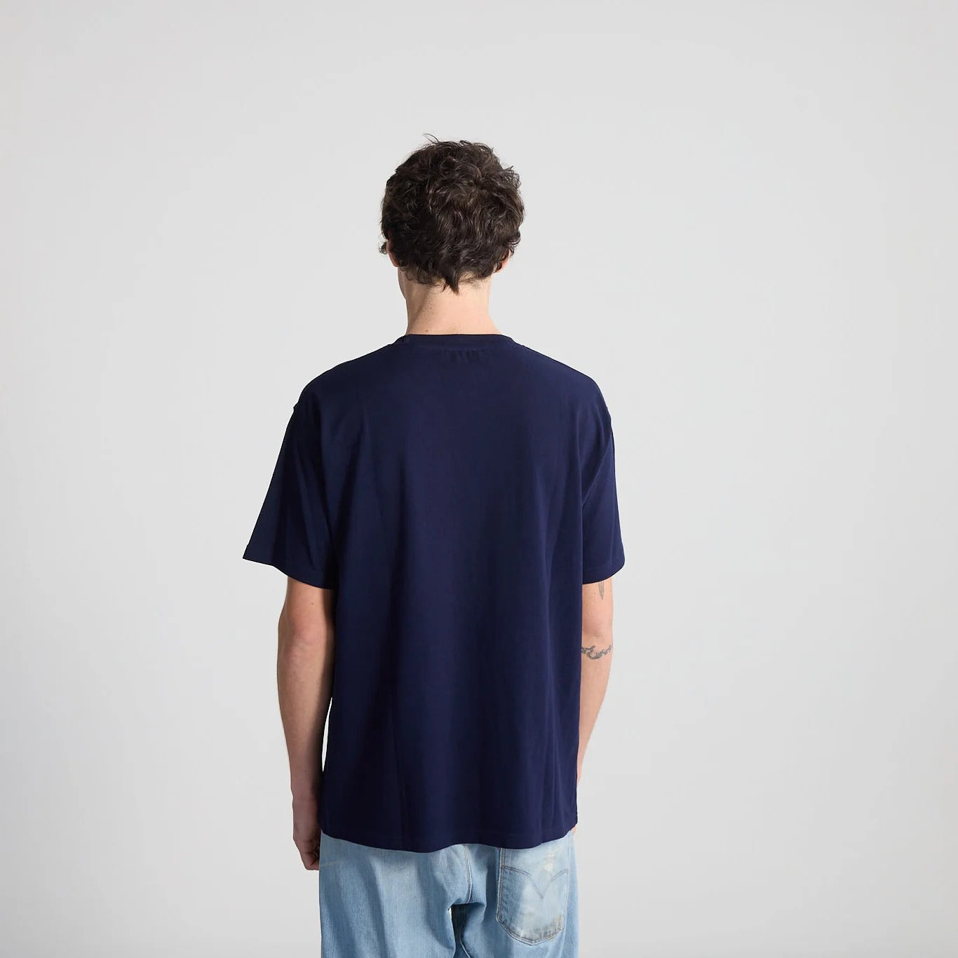 Tee Gianni Embroidery Navy
