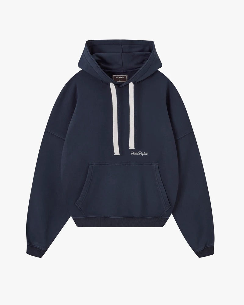 Perfect Boxy Hoodie Navy