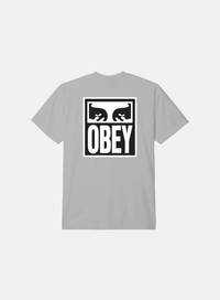OBEY Icon Eyes Tee Heather Grey - Hympala Store 