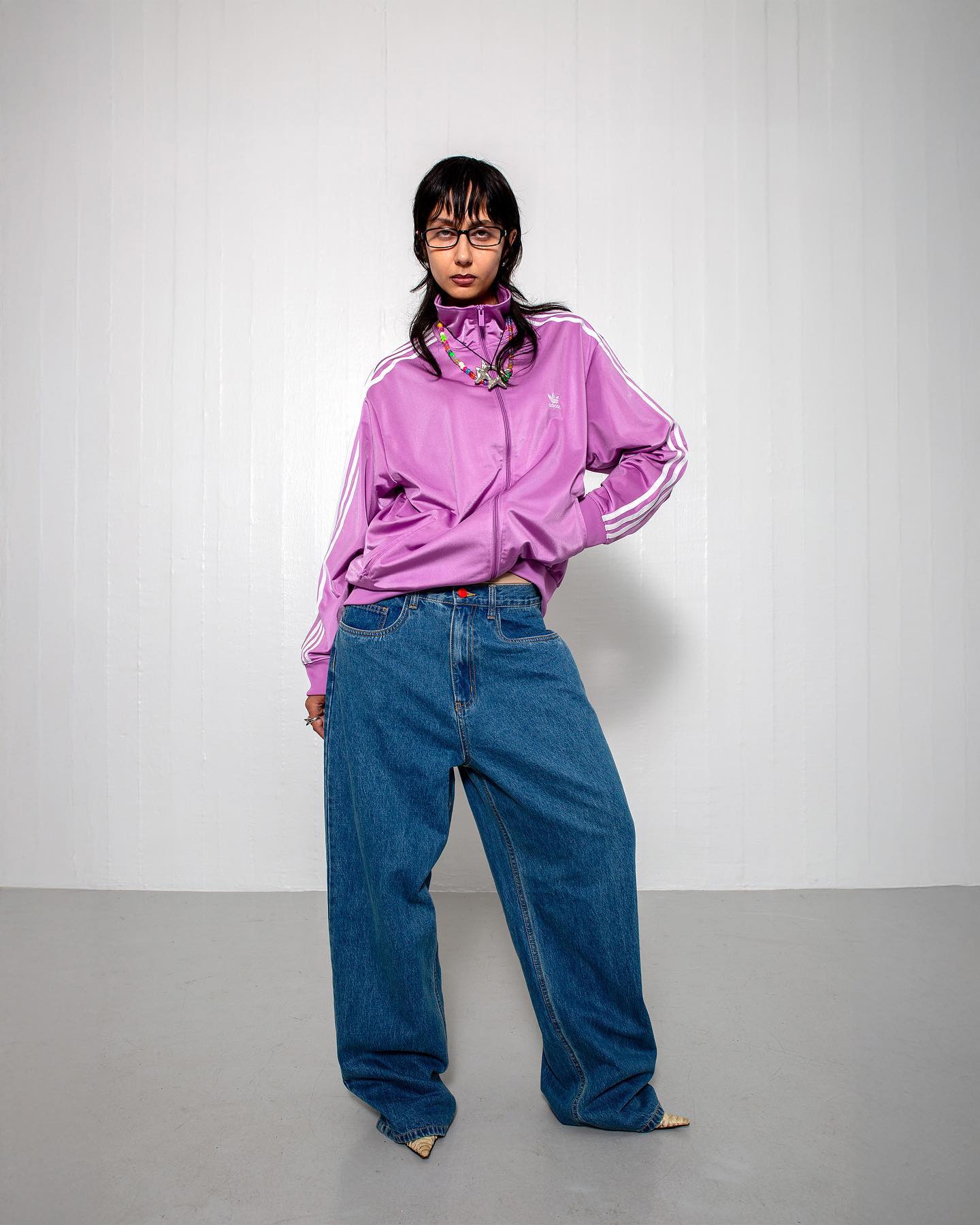 Super Loose Denim Medium Blue