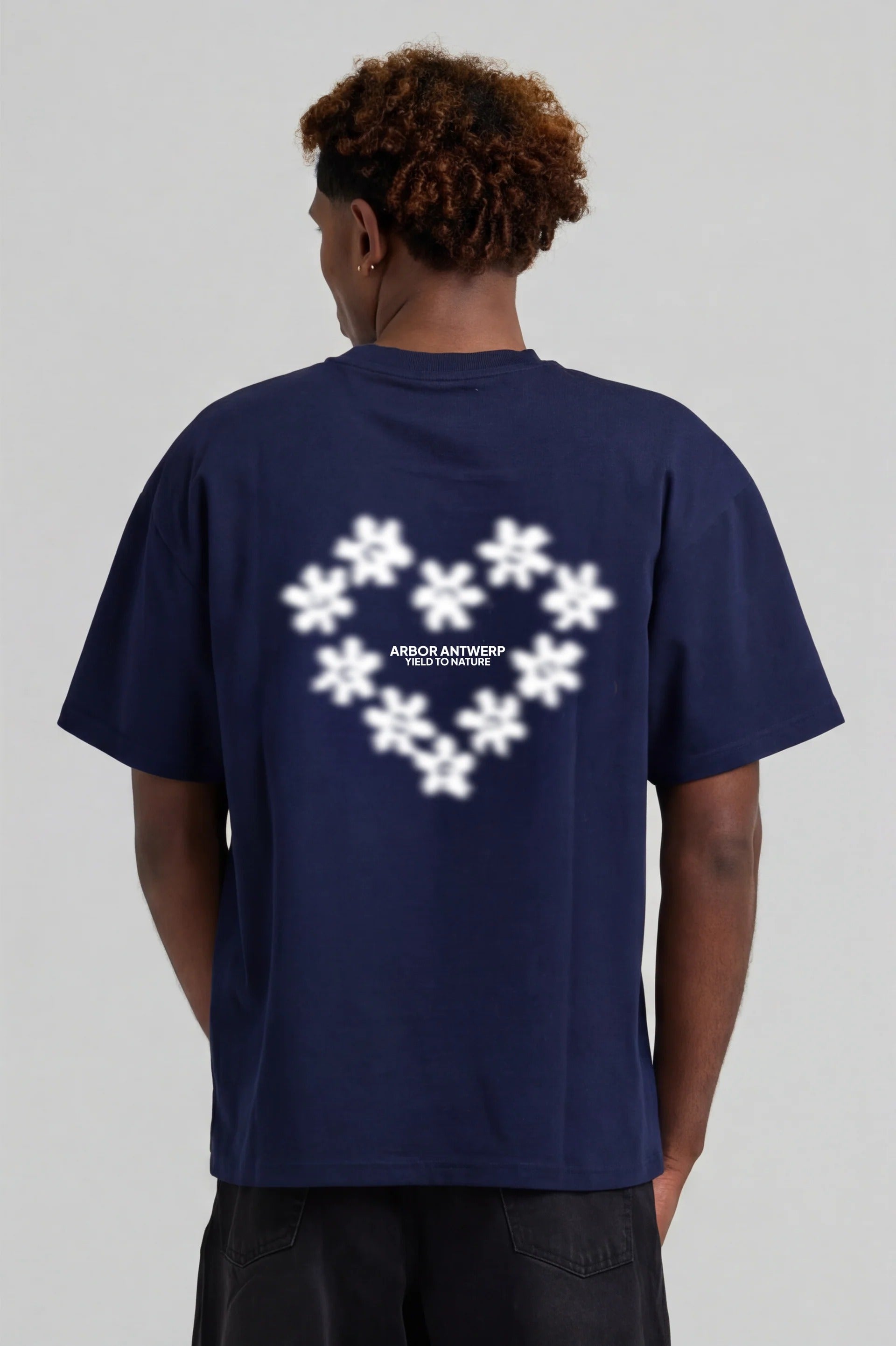 Faded Flower Tee Blue