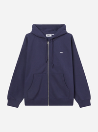 Established Works Bold Zip-Hoodie Navy