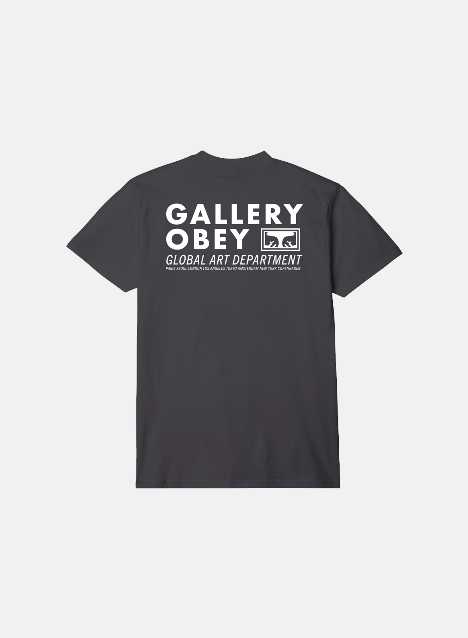 OBEY Global Art Department Tee Black - Hympala Store 