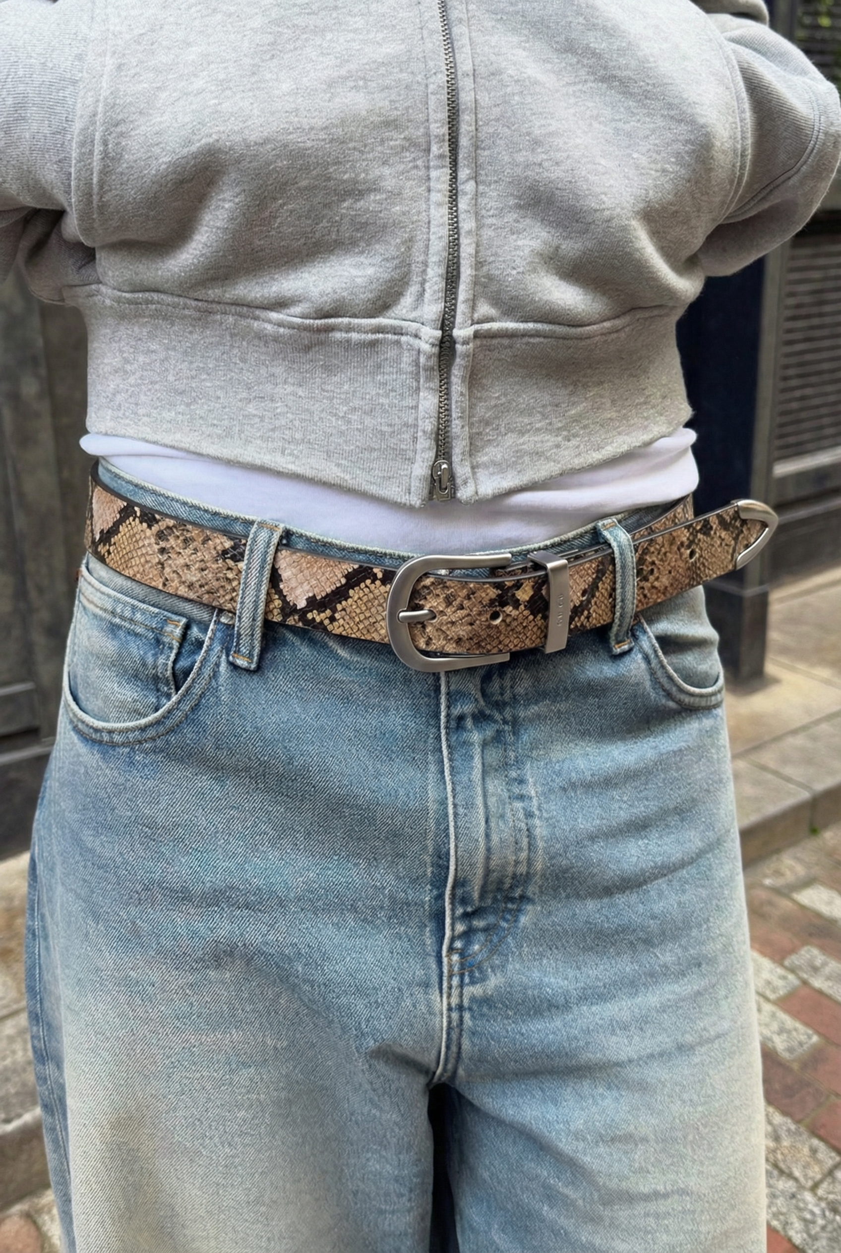 Classic Leather Belt Snake
