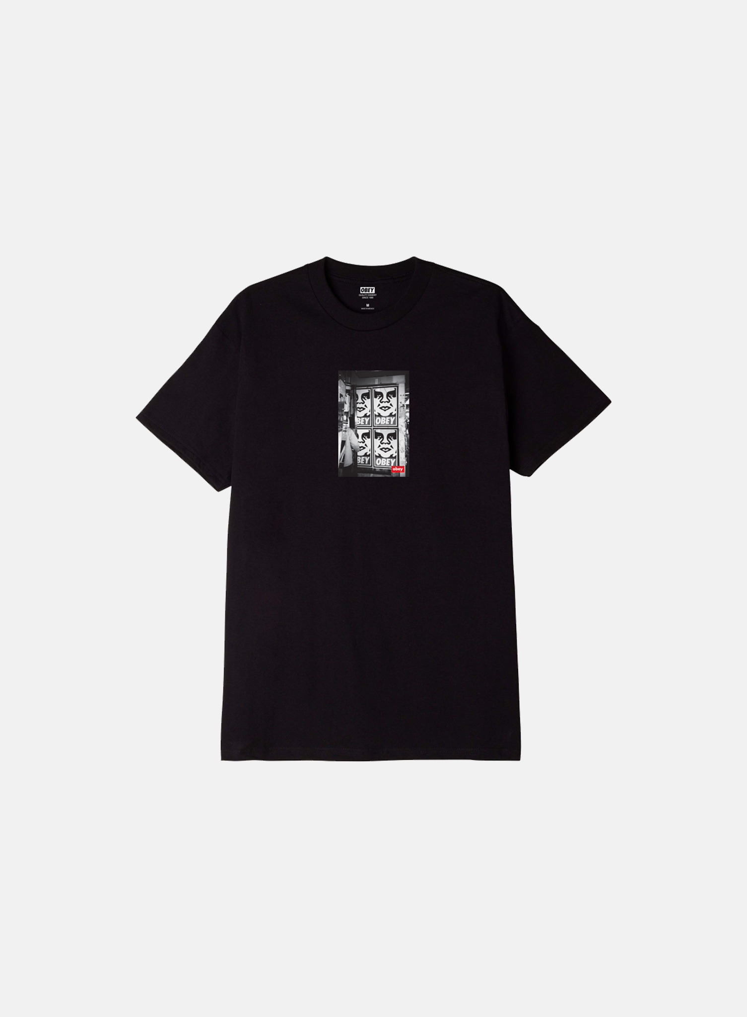 OBEY Icon Photo Tee Black - Hympala Store 