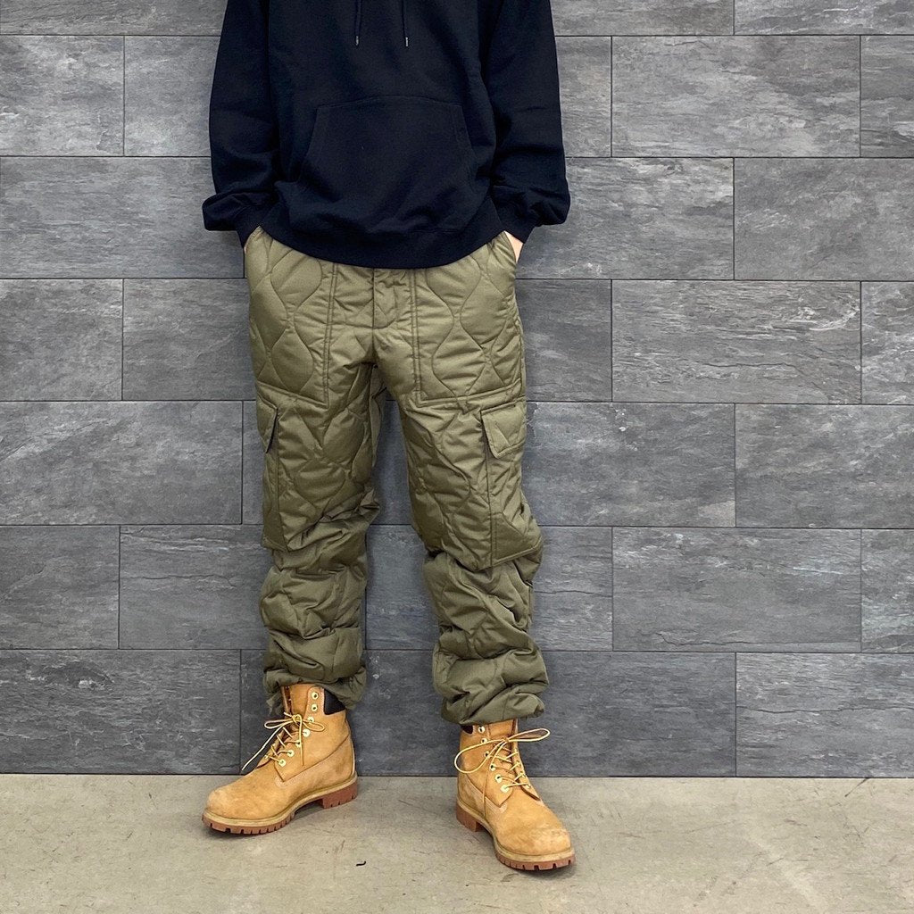 Military Parachute Down Pant Dark Olive