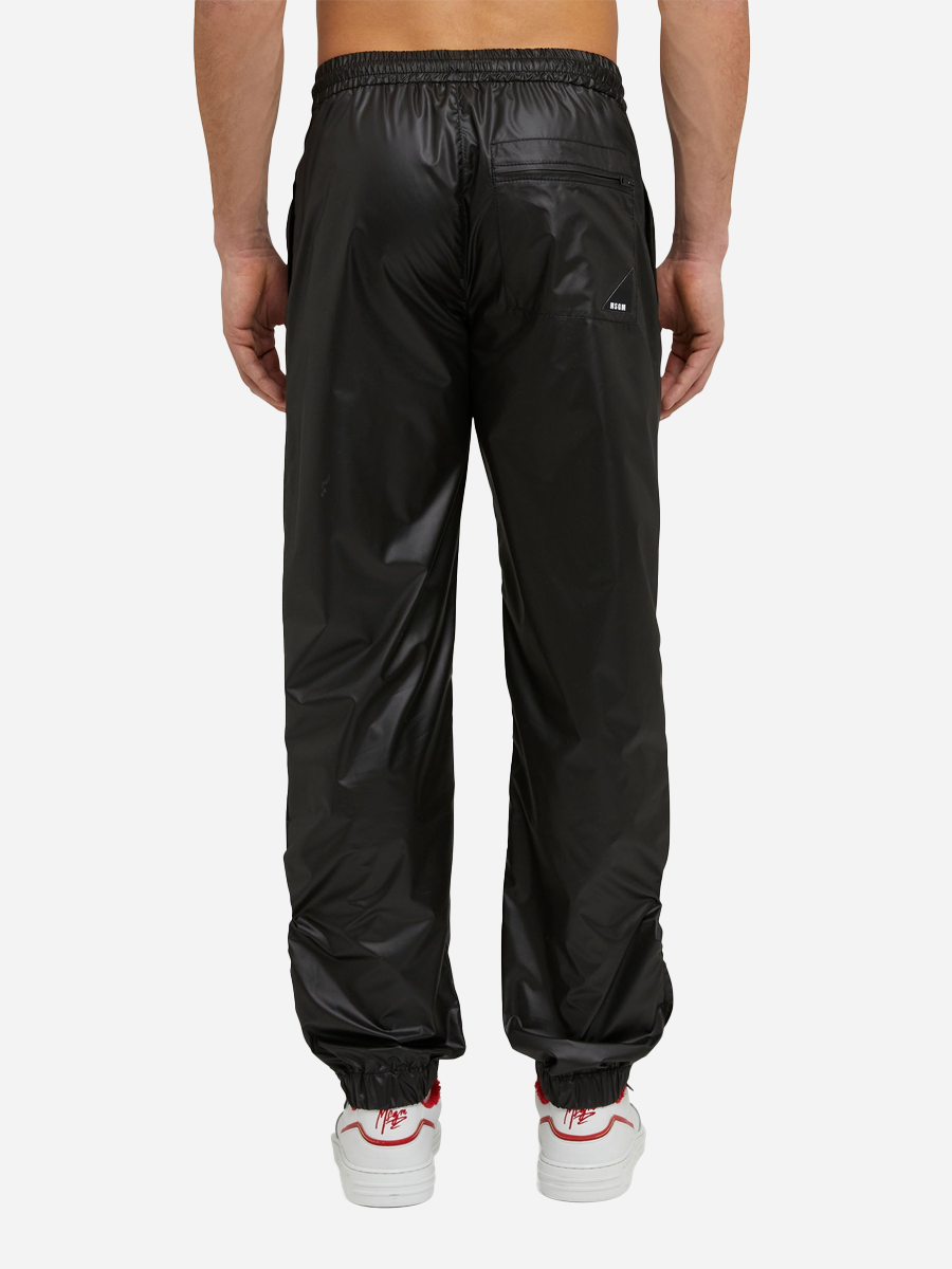 Casual Nylon Trousers Black