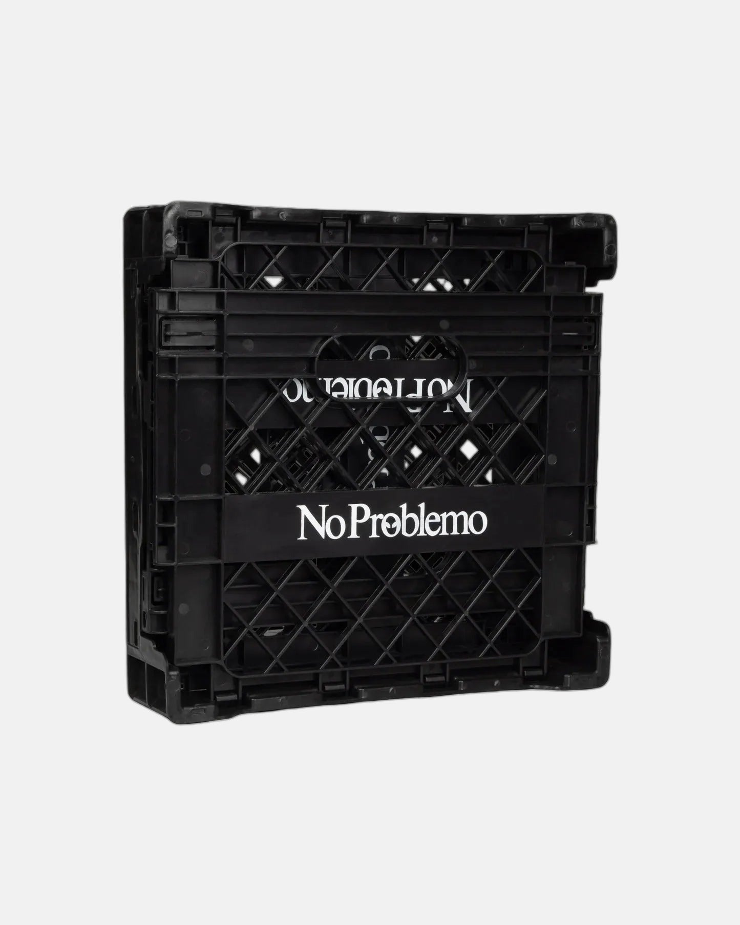 No Problemo Vinyl Crate Black