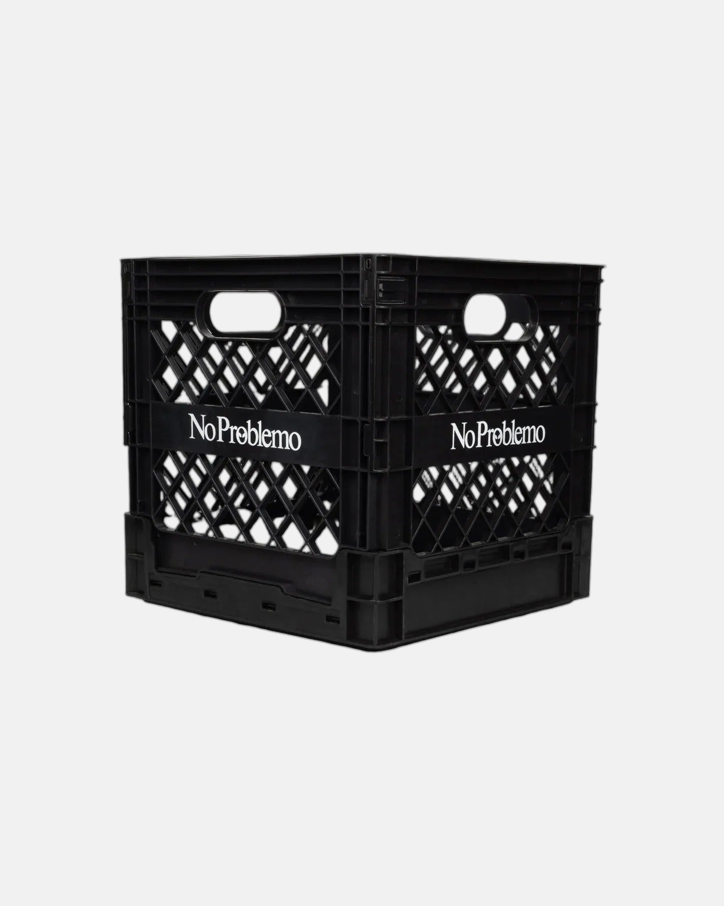 No Problemo Vinyl Crate Black
