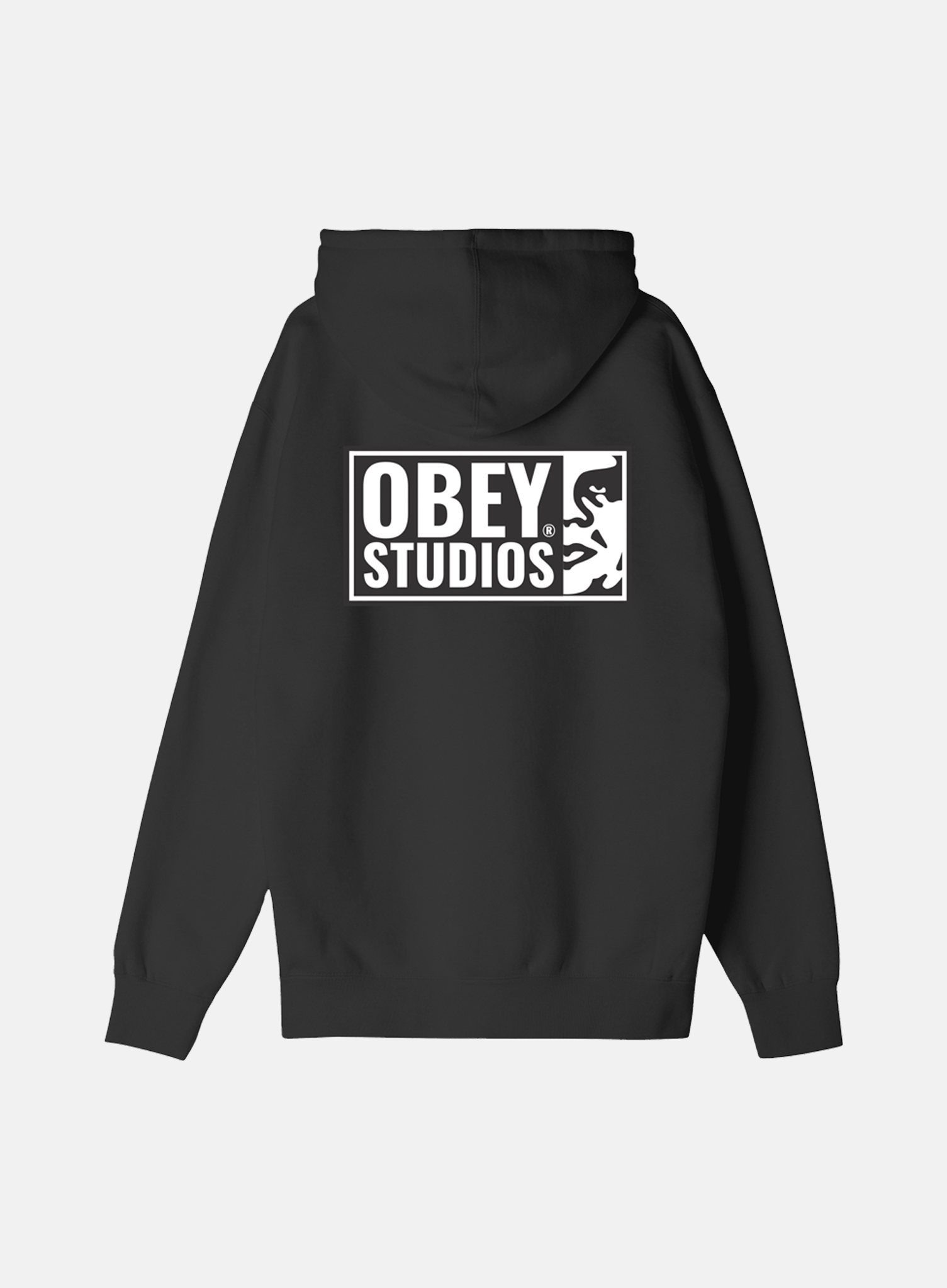 OBEY Icon Studios Hoodie Black - Hympala Store 