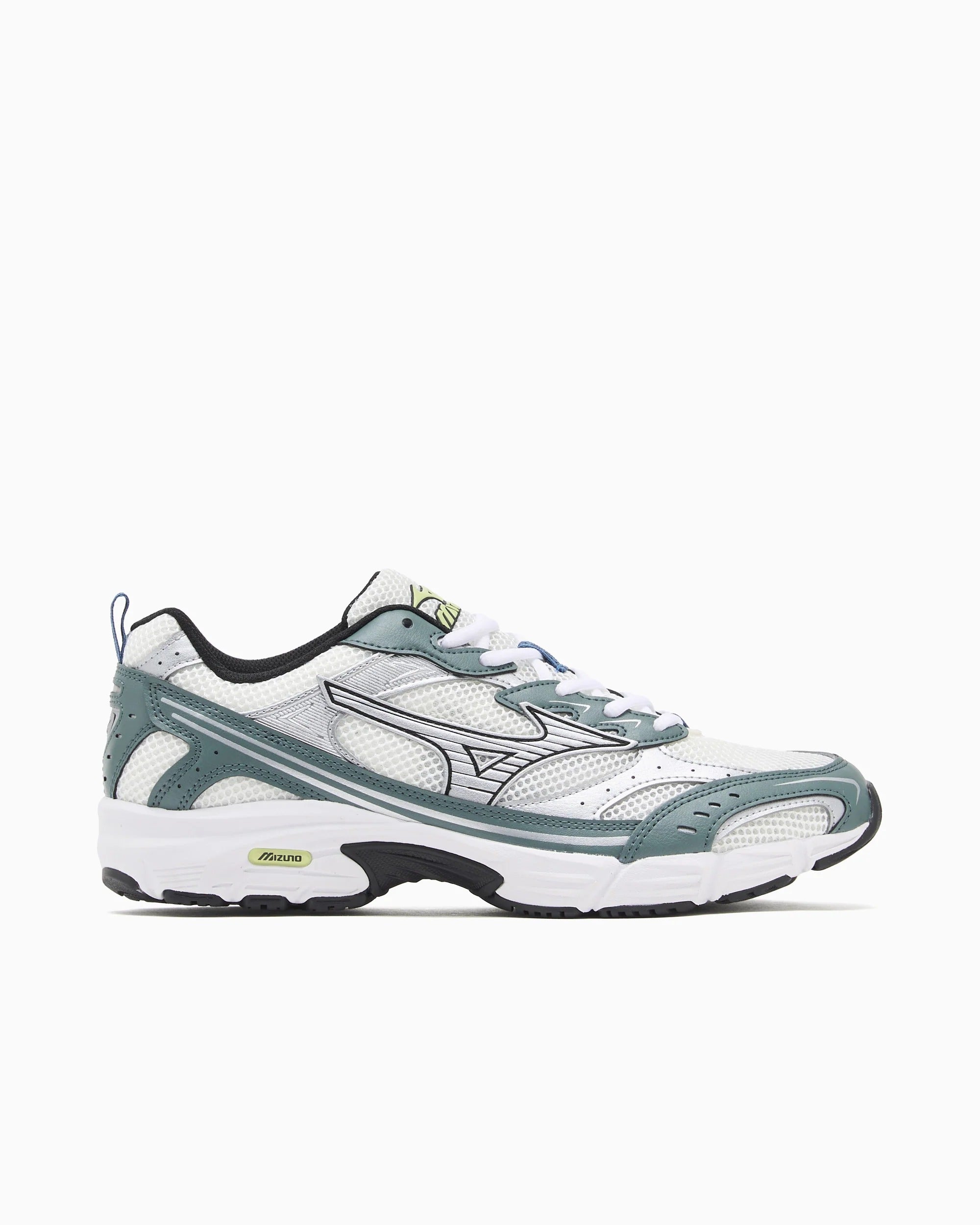 Mizuno MXR Snow White/Zilver/Balsemgroen