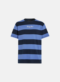 Tommy Jeans TJM Regular Bold Stripe Tee Navy - Hympala Store 