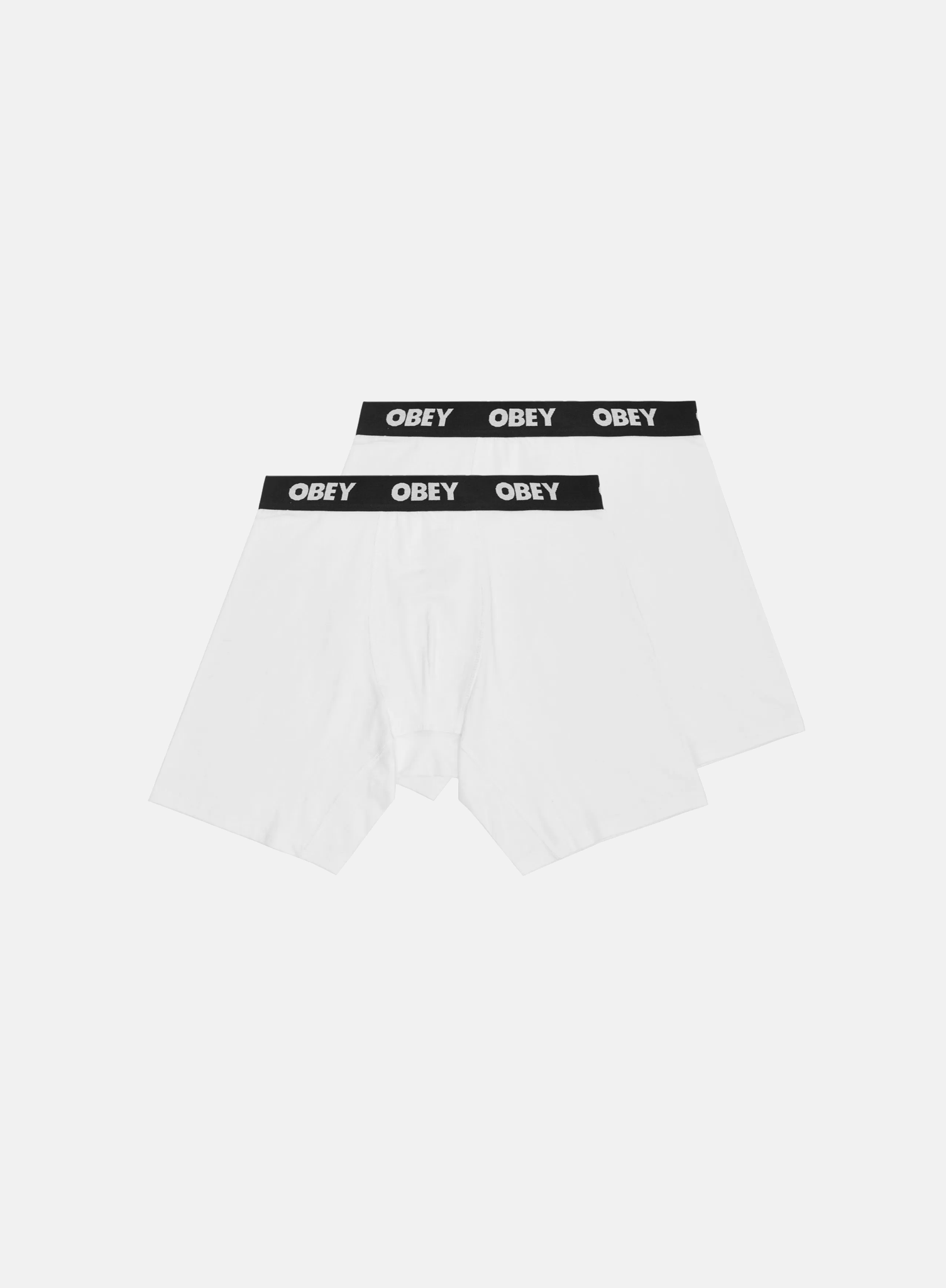 OBEY Established Works Boxer Pack White (2) - Hympala Store 