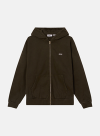 OBEY Lowercase Pigment Zip Hood Rosin - Hympala Store 